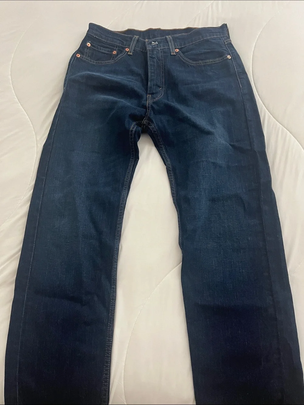 Levi's 505 Dark Blue Straight Men’s Jeans